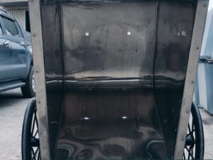 XE GOM RÁC 500 LÍT INOX - XE GOM RÁC KHÔNG GỈ