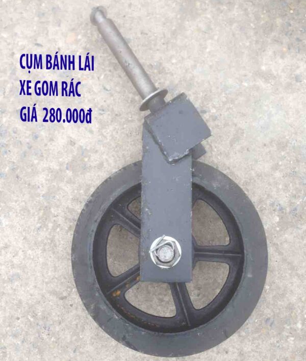 cụm bánh lái của xe thu gom rác đẩy tay giá 280.000đ
