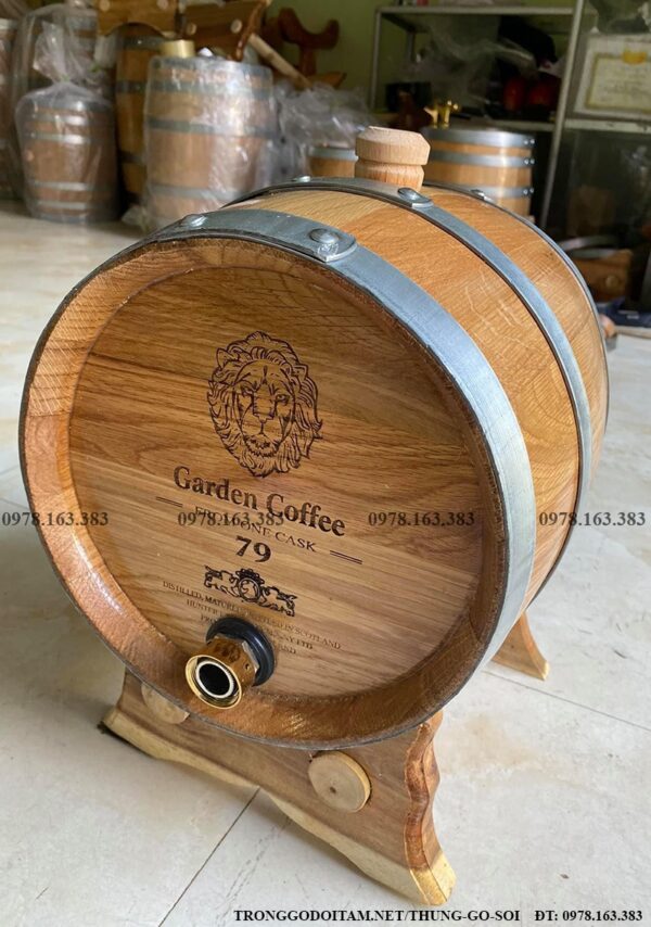 thùng gỗ sồi 20l