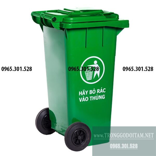 thùng đựng rác bằng nhựa 240l