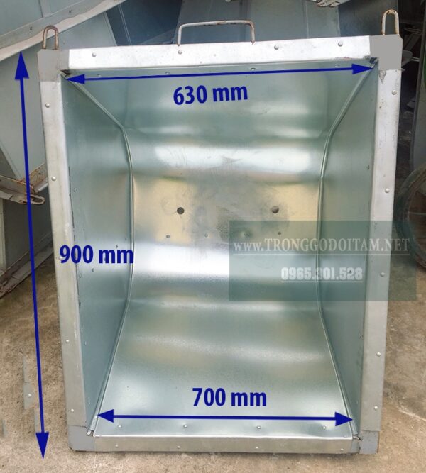 kích thước thùng xe thu gom rác 400l