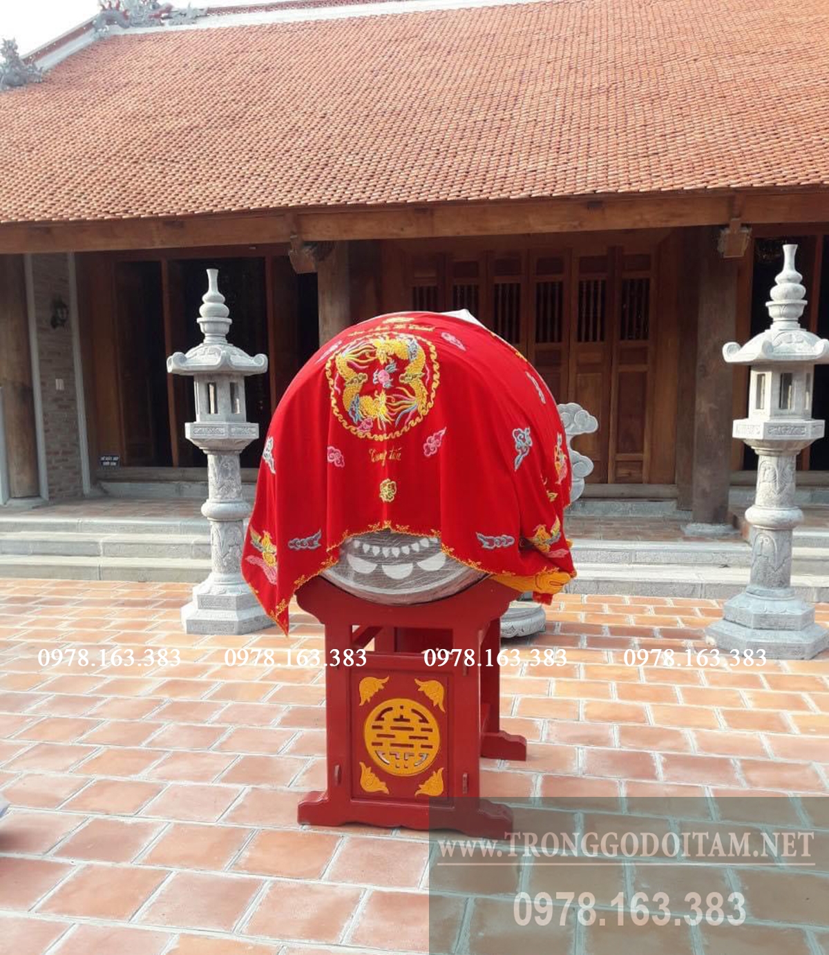 xưởng sản xuất trống đình chùa