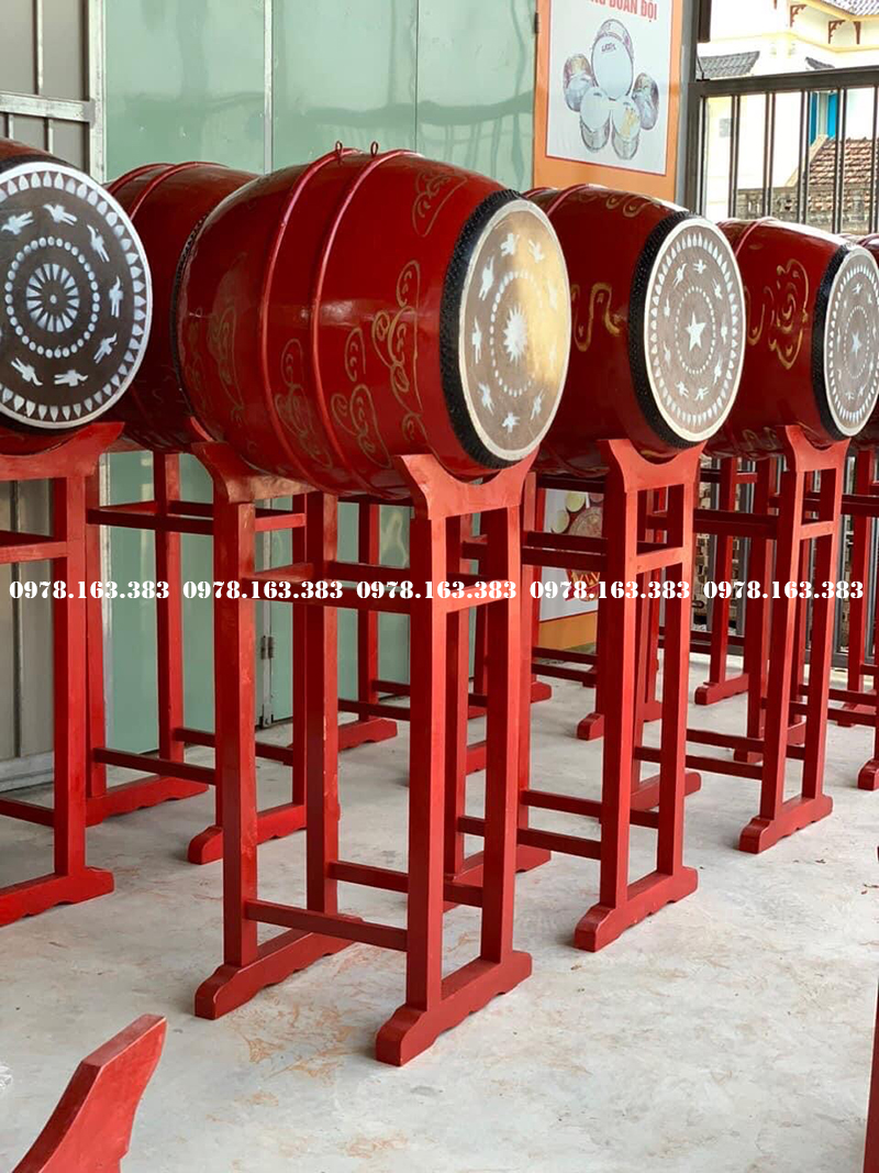 Trống gỗ Đọi Tam đa dạng mẫu mã, kích thước