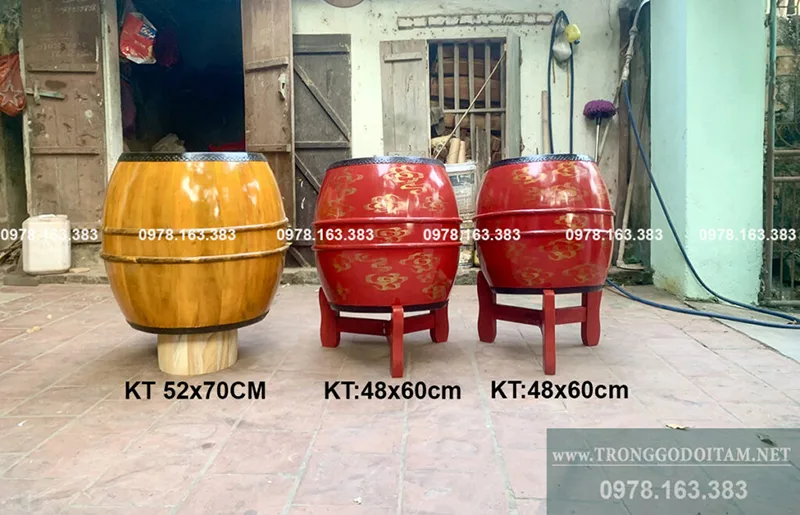 kích thước trống đám ma hay dùng dễ di chuyển