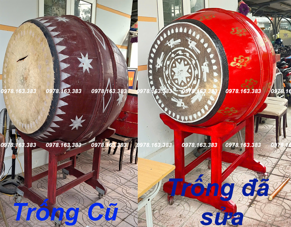 sửa chữa tân trang trống gỗ