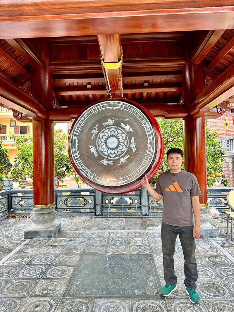 trống đình treo tại lầu