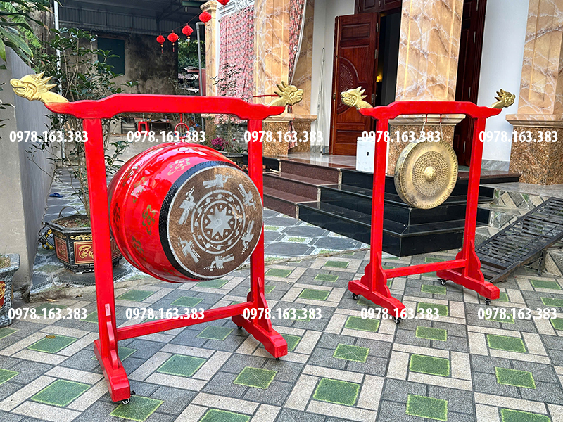 bộ trống chiêng tế lễ