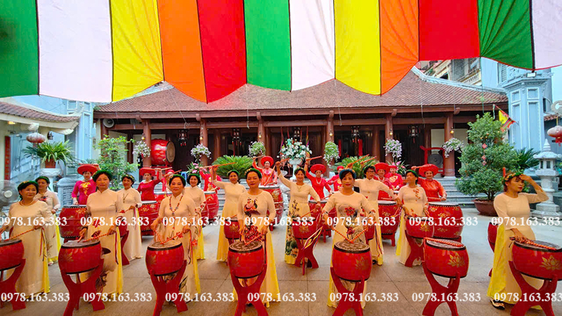 dàn trống hội 26 quả từ to đến nhỏ