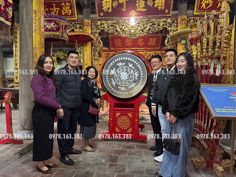 trống đình loại vừa mặt 80cm dài 1m