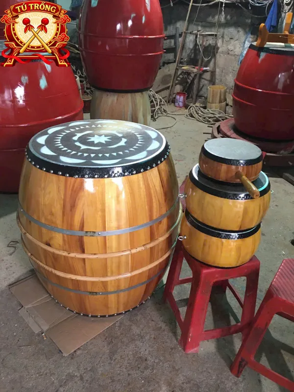bộ trống gỗ đám ma