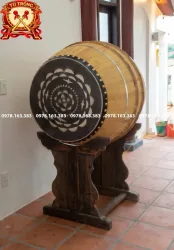 TRỐNG NHÀ THỜ GỖ LÕI MÍT ĐỂ MỘC